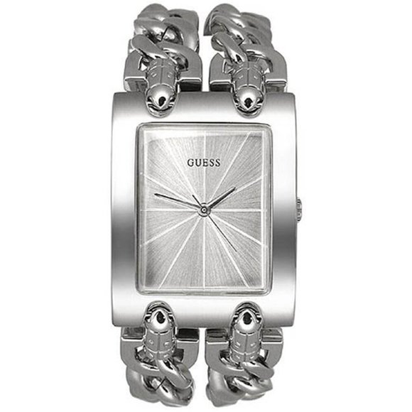 GUESS Women's Stainless Steel Multi-Chain Bracelet Watch - Picture 1 of 11